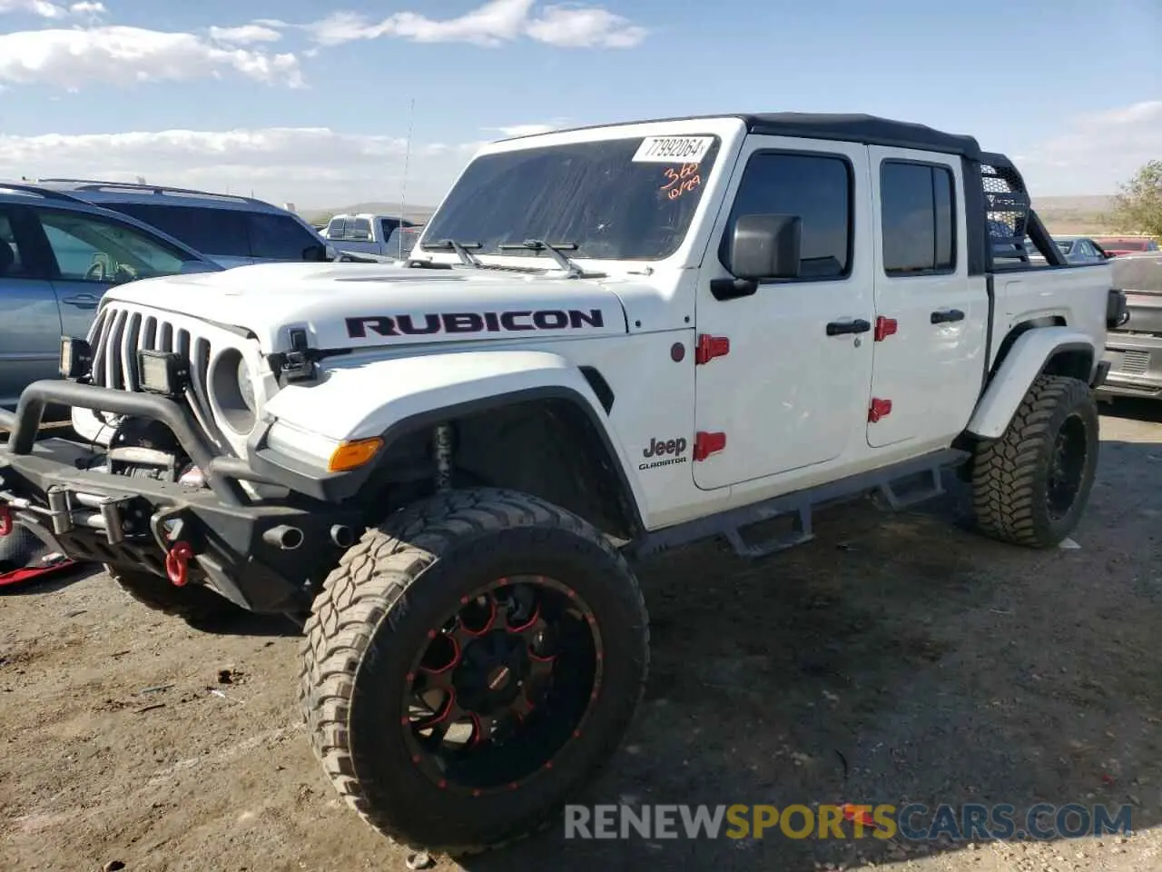 1 Photograph of a damaged car 1C6JJTBG7LL152204 JEEP GLADIATOR 2020