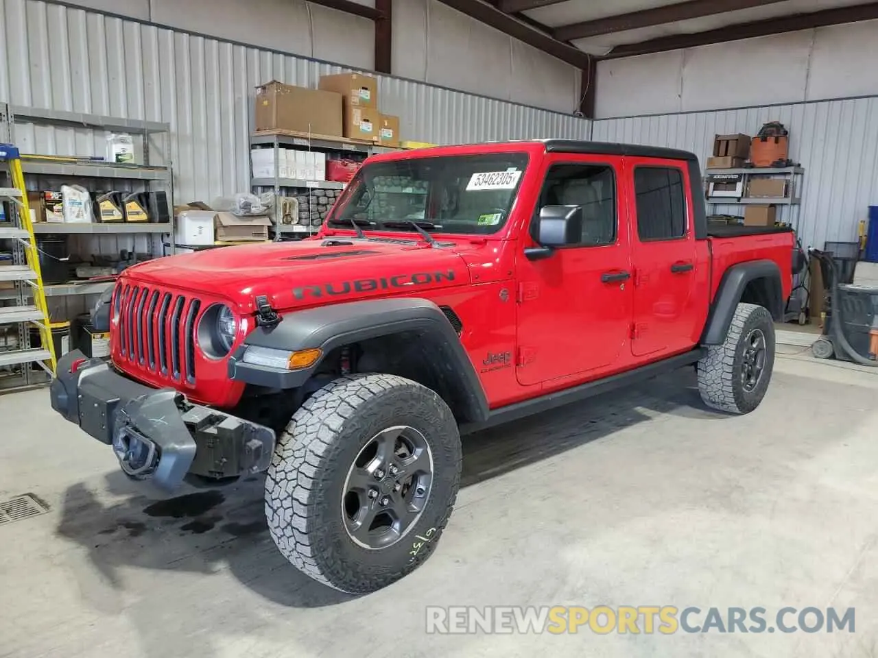 1 Photograph of a damaged car 1C6JJTBG8LL155550 JEEP GLADIATOR 2020