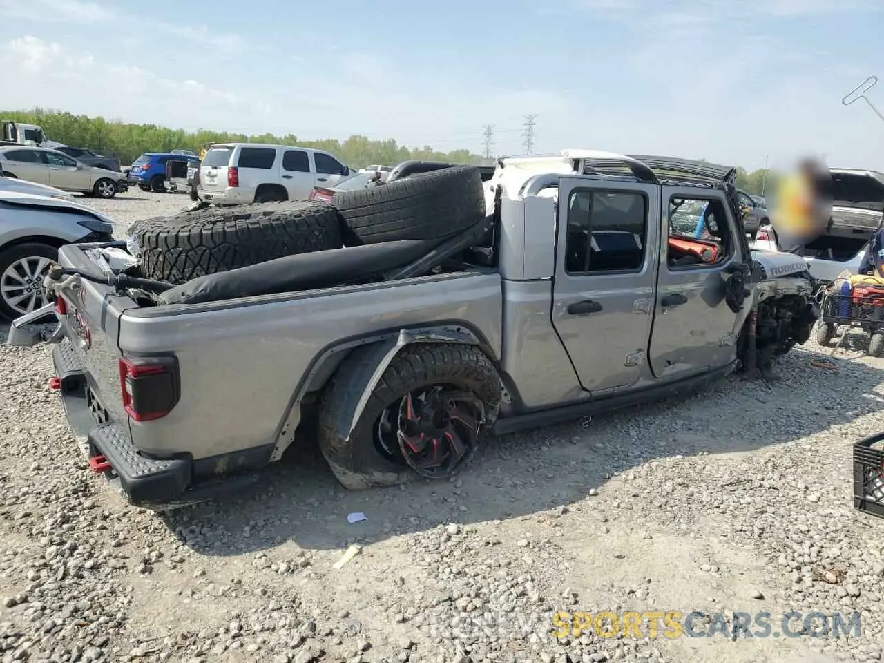 3 Photograph of a damaged car 1C6JJTBG9LL135016 JEEP GLADIATOR 2020