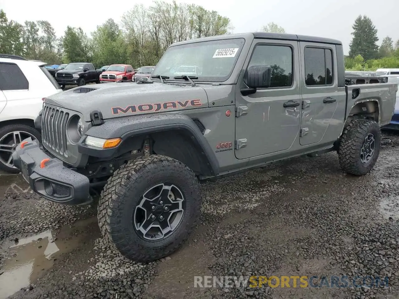 1 Photograph of a damaged car 1C6JJTEG9LL202452 JEEP GLADIATOR 2020