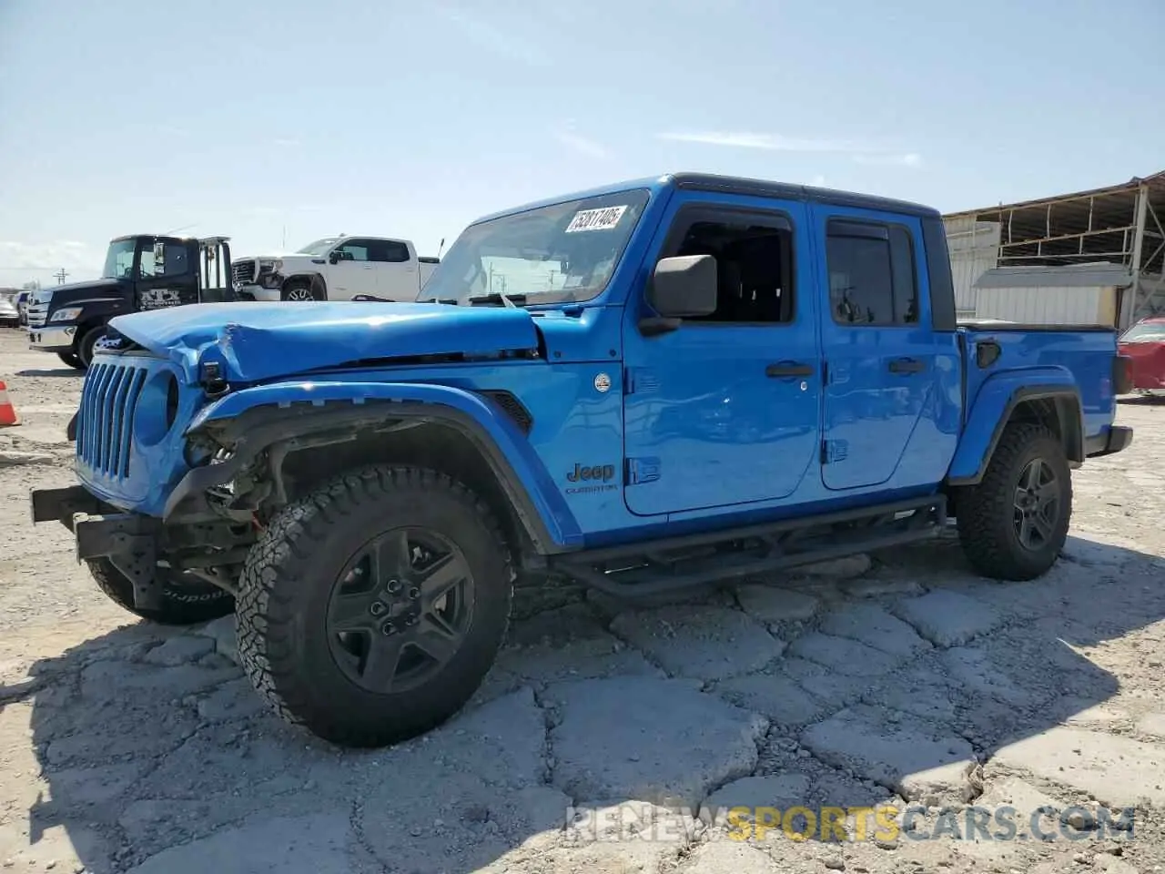 1 Photograph of a damaged car 1C6HJTAG0ML560089 JEEP GLADIATOR 2021