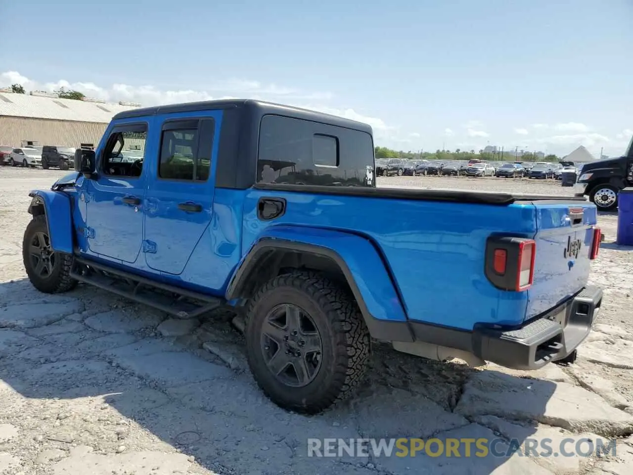 2 Photograph of a damaged car 1C6HJTAG0ML560089 JEEP GLADIATOR 2021