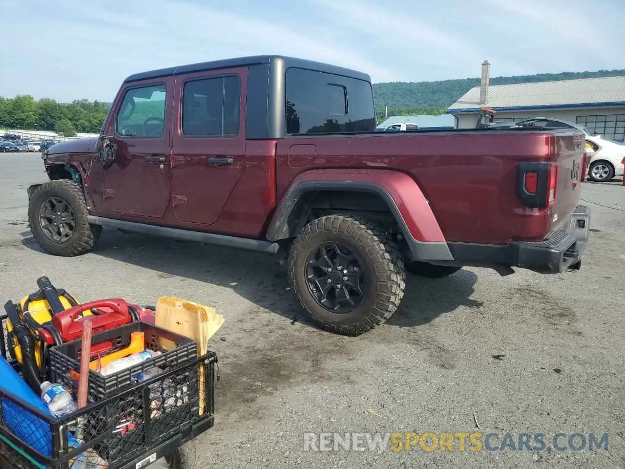 2 Фотография поврежденного автомобиля 1C6HJTAG0ML613308 JEEP GLADIATOR 2021