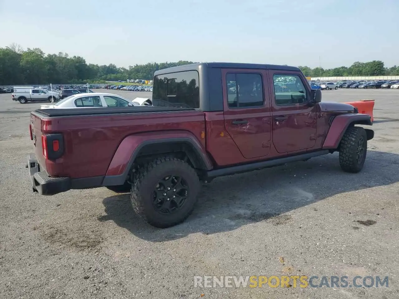 3 Фотография поврежденного автомобиля 1C6HJTAG0ML613308 JEEP GLADIATOR 2021