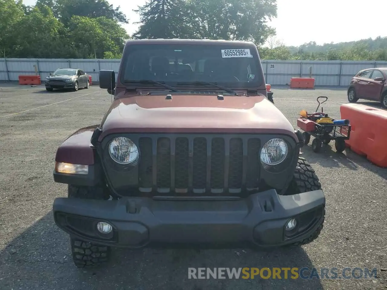 5 Фотография поврежденного автомобиля 1C6HJTAG0ML613308 JEEP GLADIATOR 2021