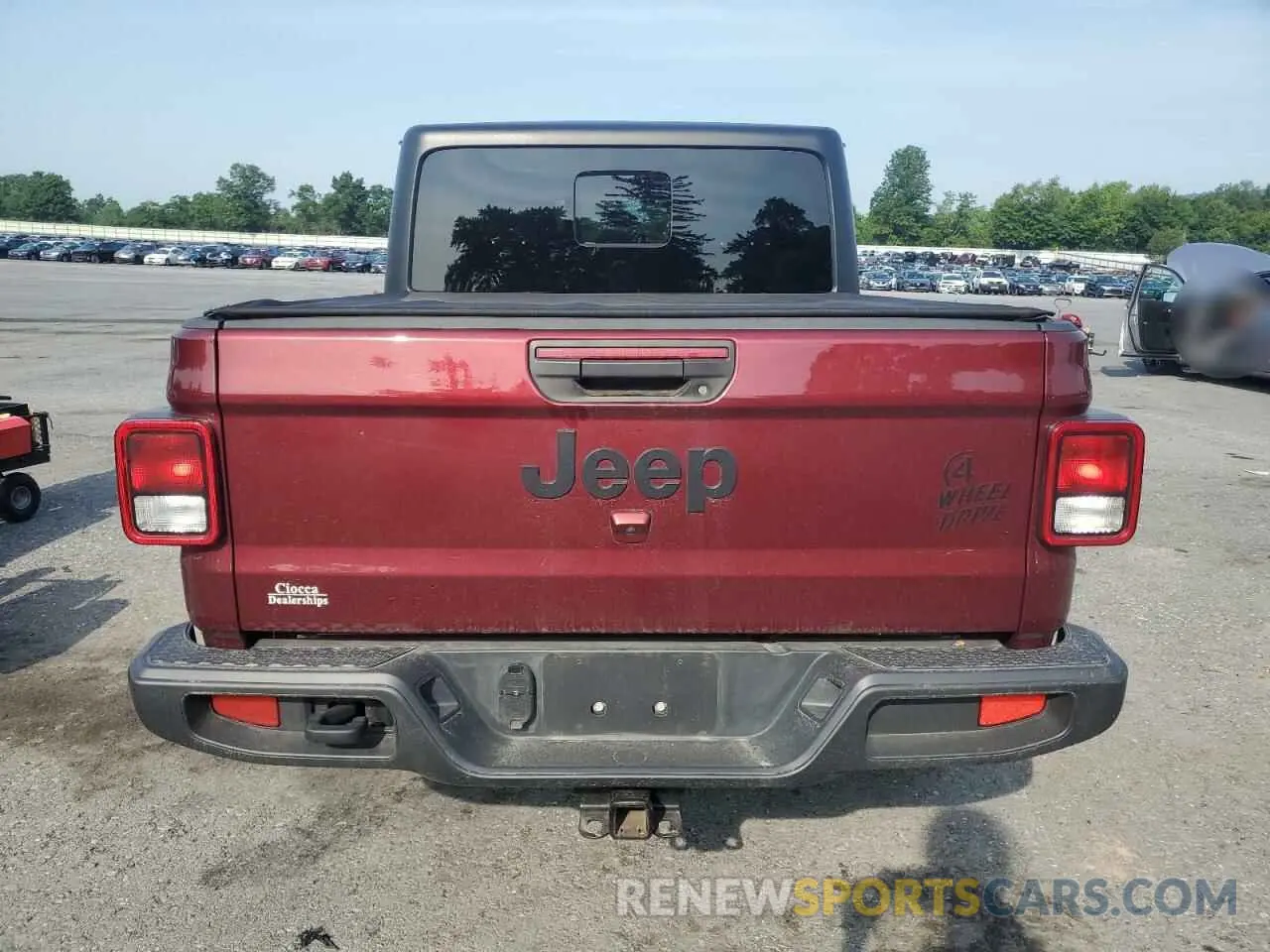 6 Фотография поврежденного автомобиля 1C6HJTAG0ML613308 JEEP GLADIATOR 2021
