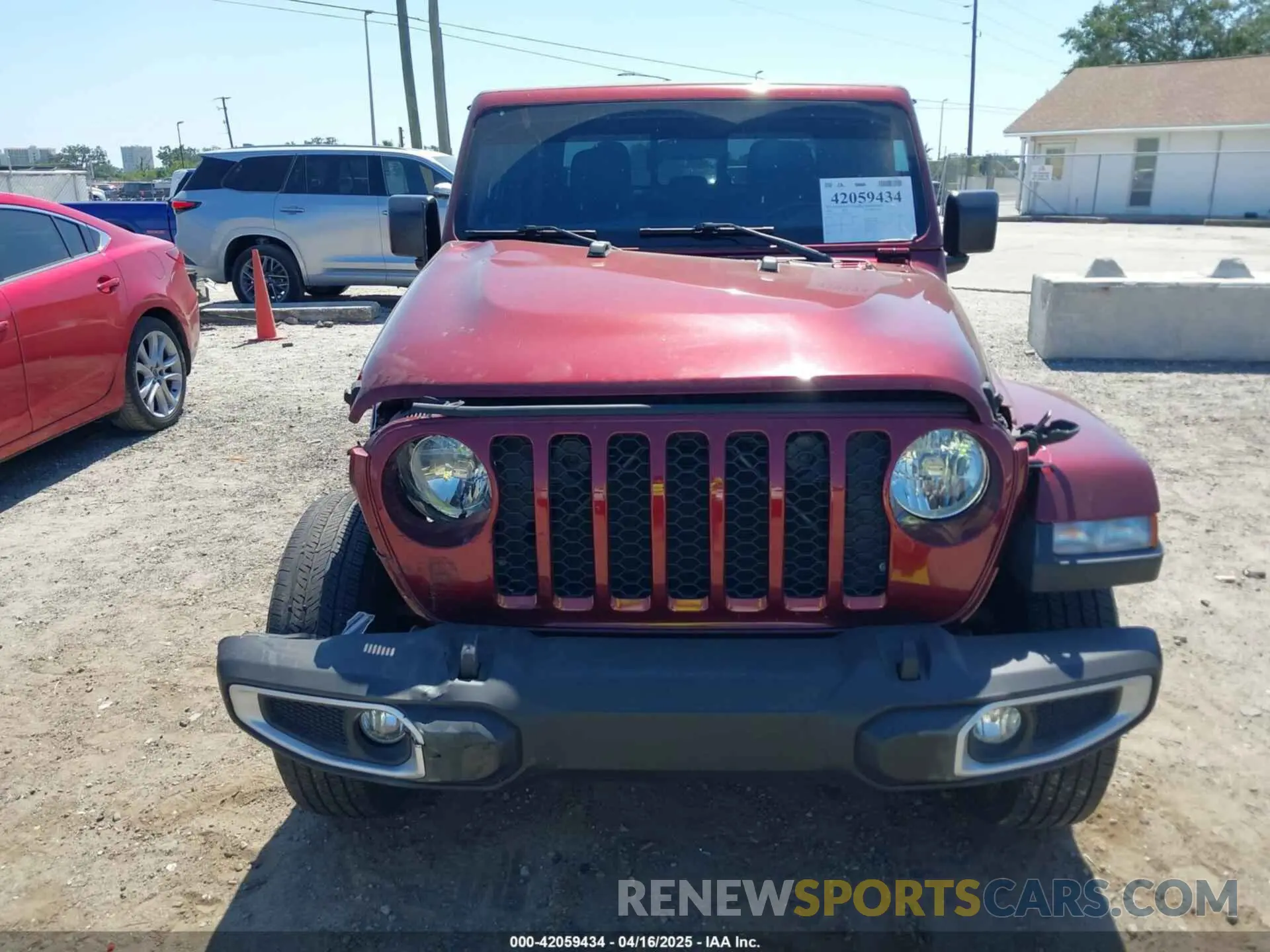 13 Photograph of a damaged car 1C6HJTAG2ML549434 JEEP GLADIATOR 2021