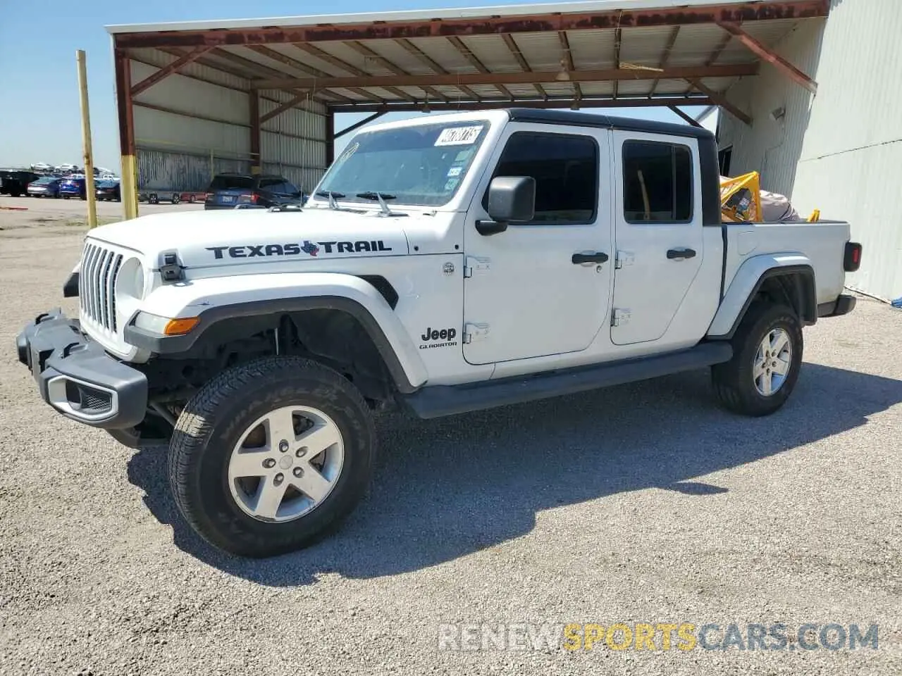 1 Photograph of a damaged car 1C6HJTAG2ML558764 JEEP GLADIATOR 2021