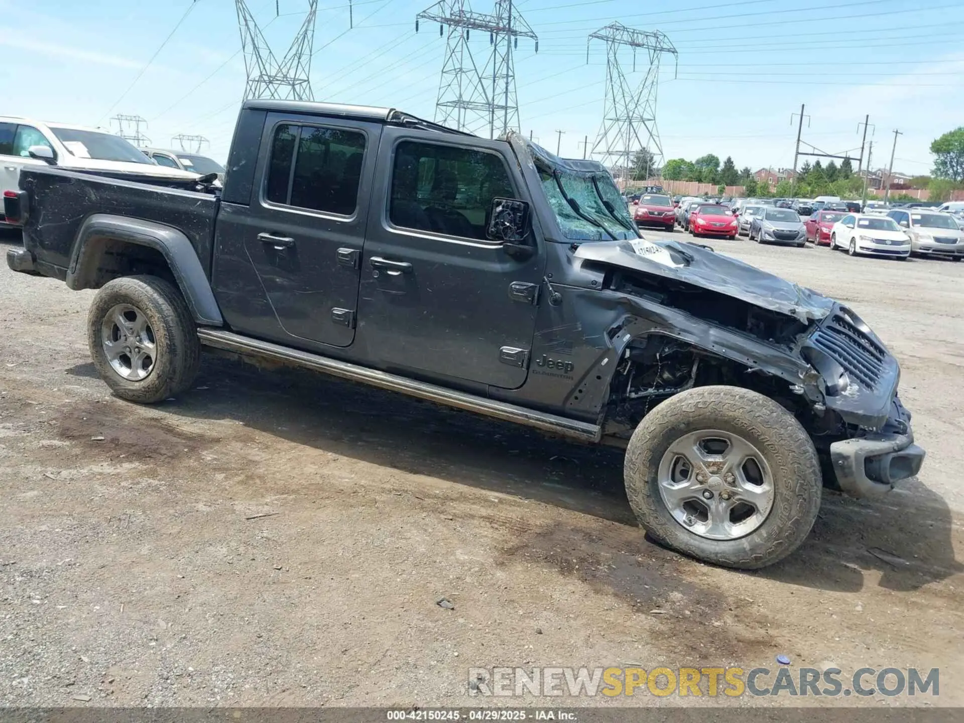 1 Фотография поврежденного автомобиля 1C6HJTAG3ML557932 JEEP GLADIATOR 2021