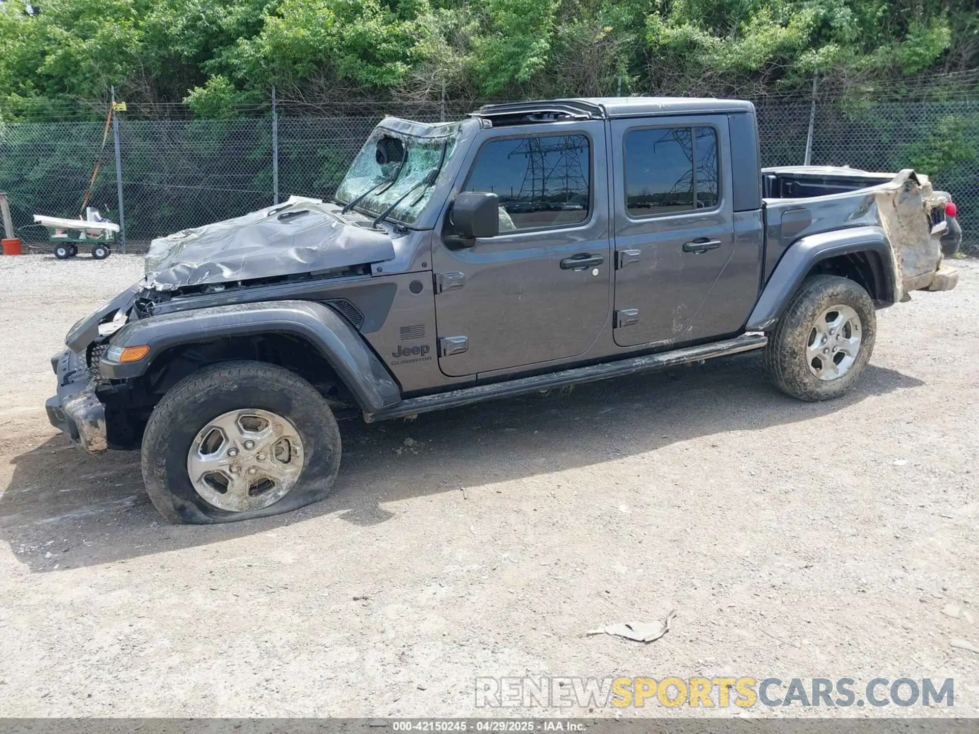 2 Фотография поврежденного автомобиля 1C6HJTAG3ML557932 JEEP GLADIATOR 2021