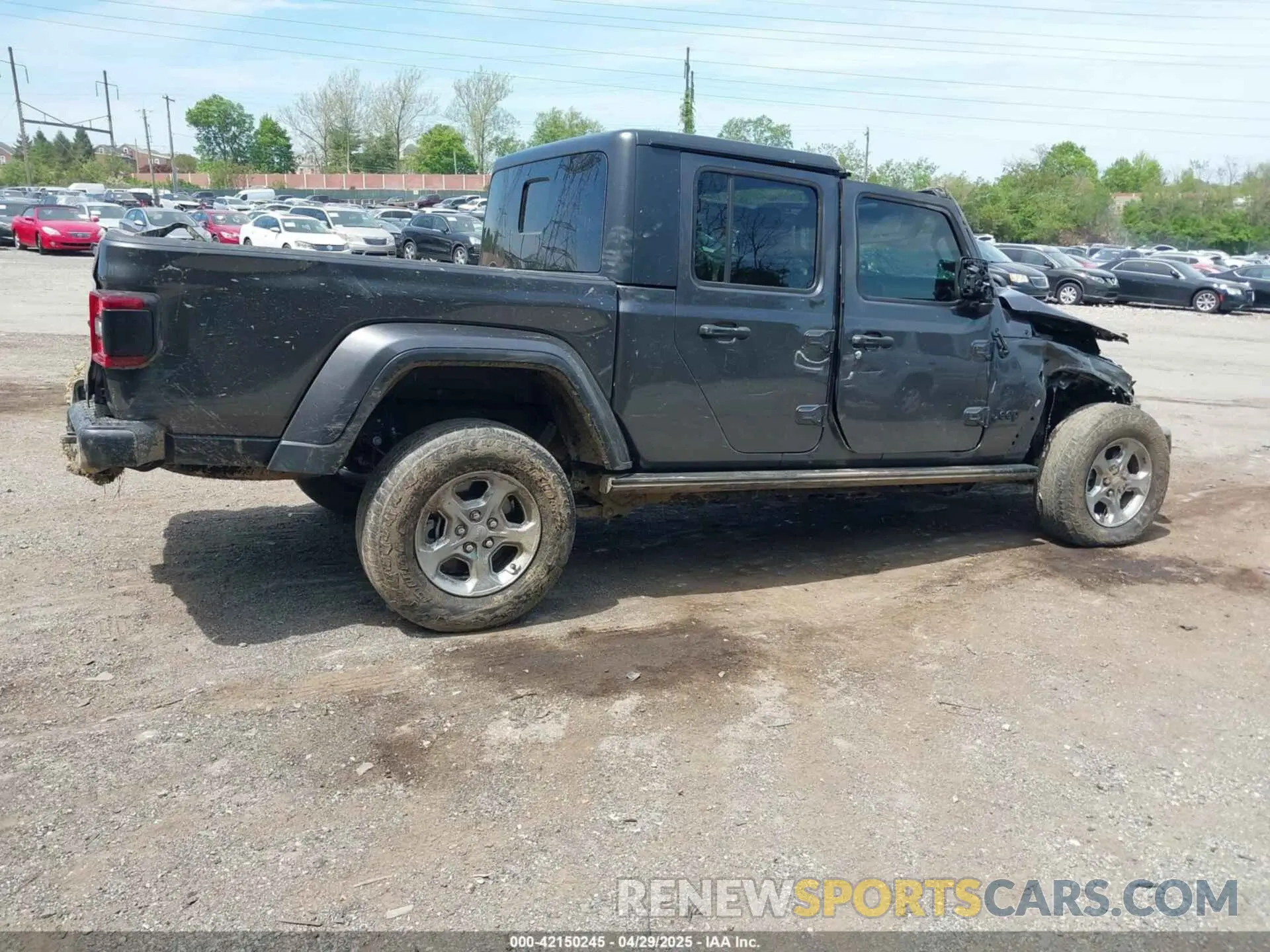 4 Фотография поврежденного автомобиля 1C6HJTAG3ML557932 JEEP GLADIATOR 2021