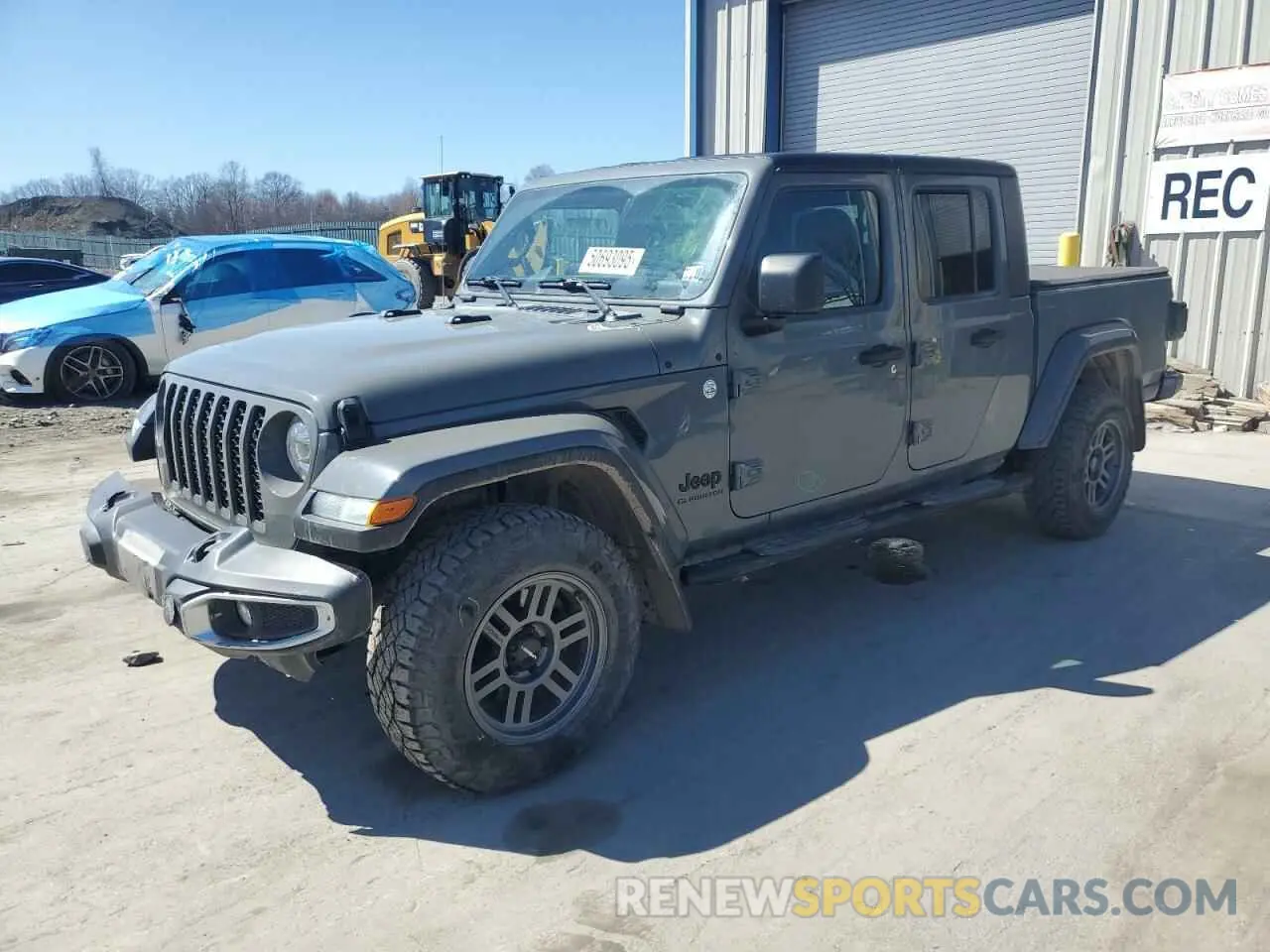 1 Photograph of a damaged car 1C6HJTAG5ML531803 JEEP GLADIATOR 2021