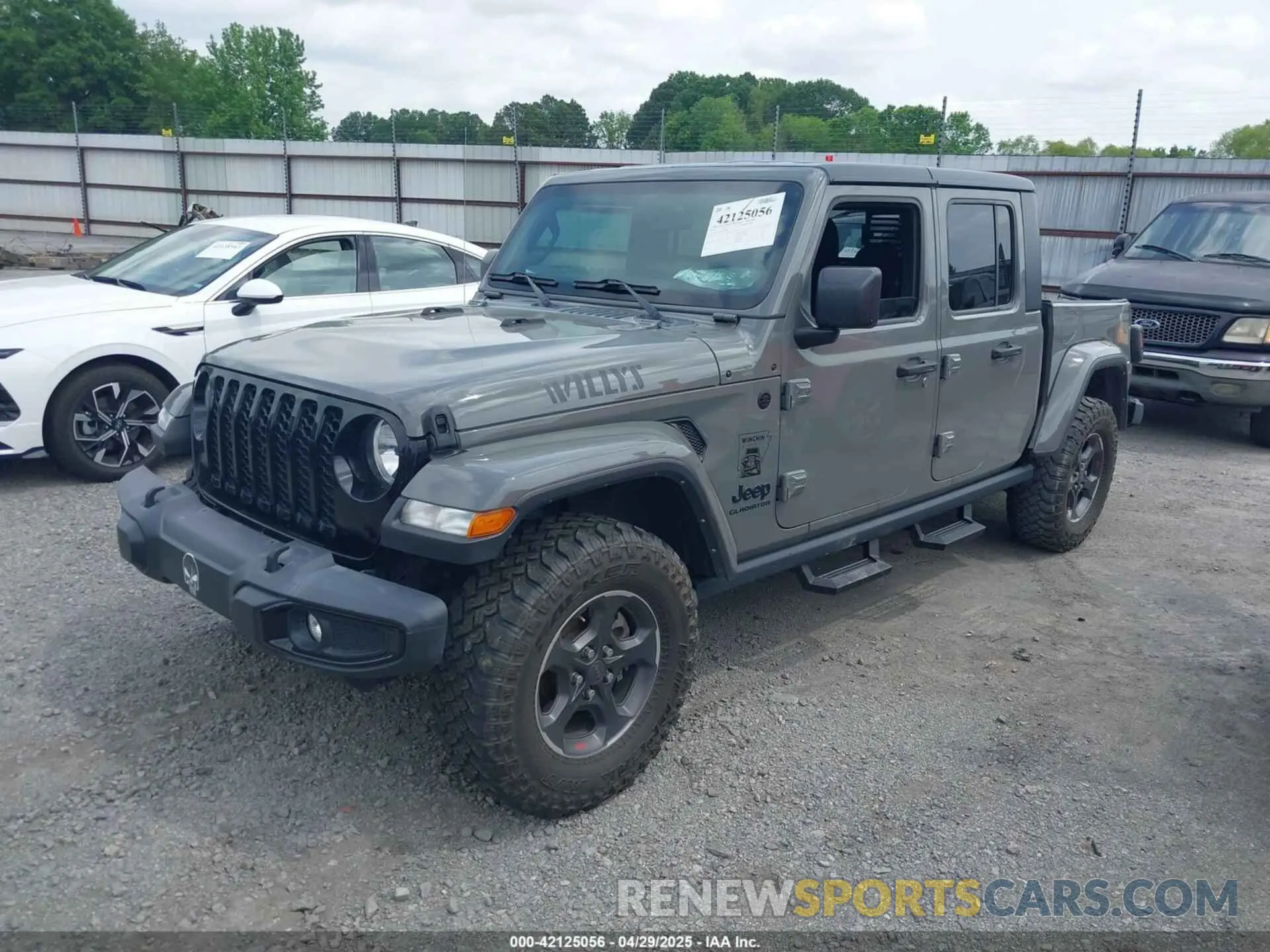 2 Photograph of a damaged car 1C6HJTAG5ML570892 JEEP GLADIATOR 2021