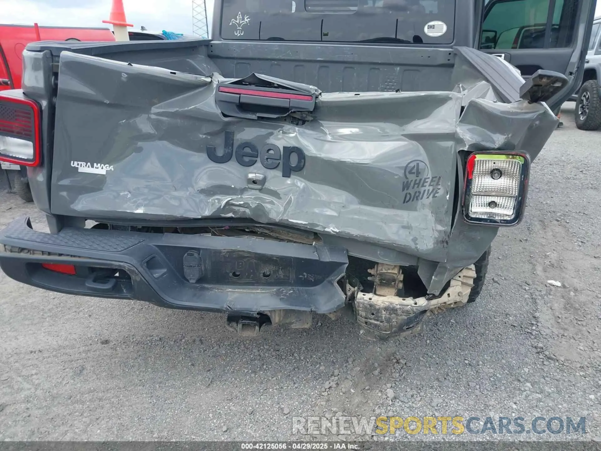 6 Photograph of a damaged car 1C6HJTAG5ML570892 JEEP GLADIATOR 2021
