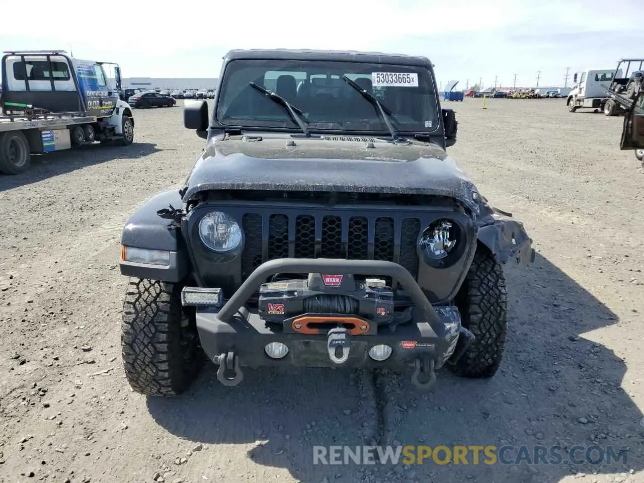 5 Photograph of a damaged car 1C6HJTAG5ML575719 JEEP GLADIATOR 2021