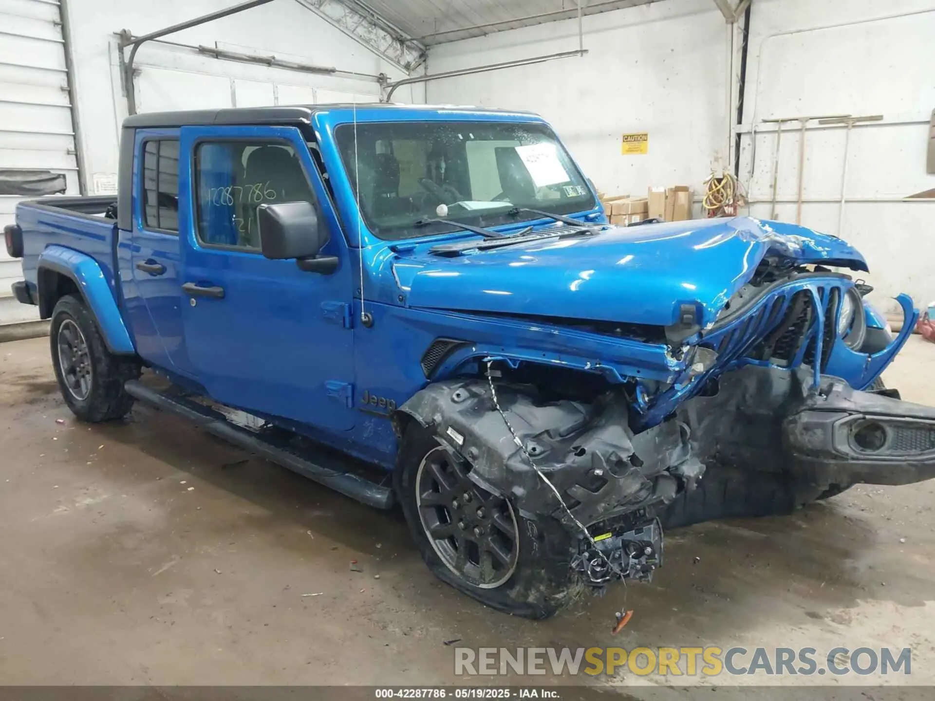 1 Photograph of a damaged car 1C6HJTAG6ML514251 JEEP GLADIATOR 2021