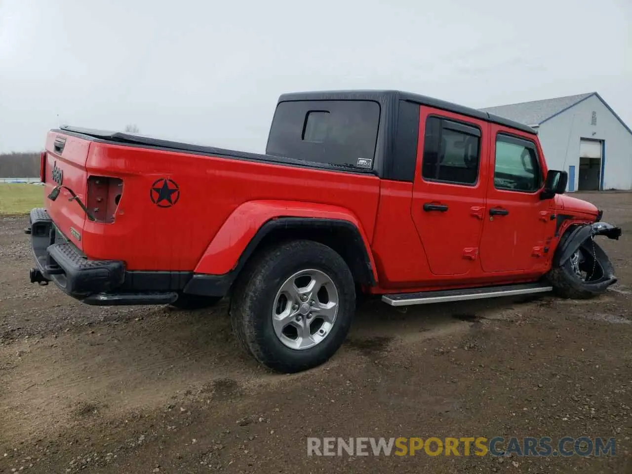 3 Photograph of a damaged car 1C6HJTAG6ML576801 JEEP GLADIATOR 2021