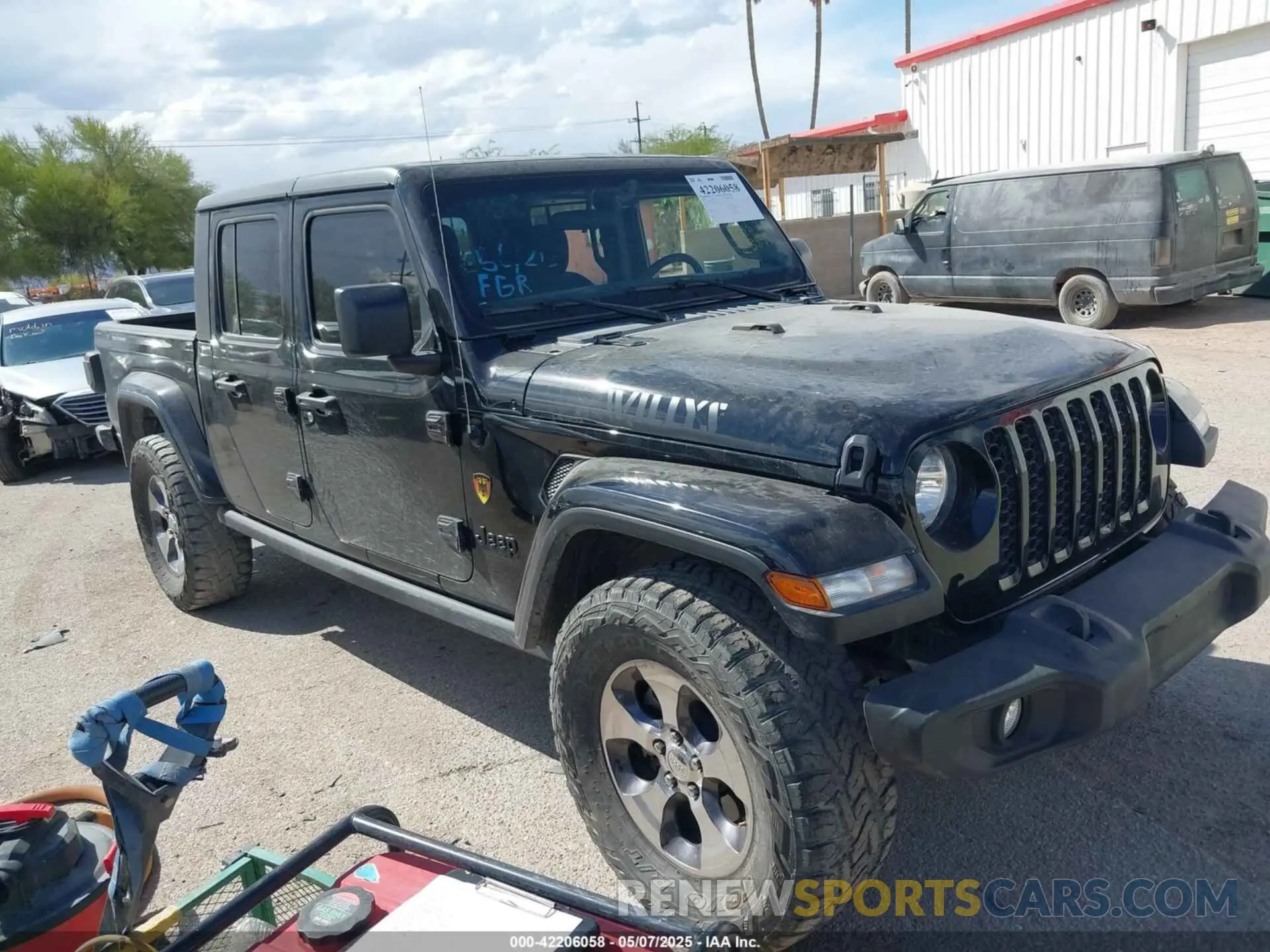 1 Photograph of a damaged car 1C6HJTAG7ML523718 JEEP GLADIATOR 2021