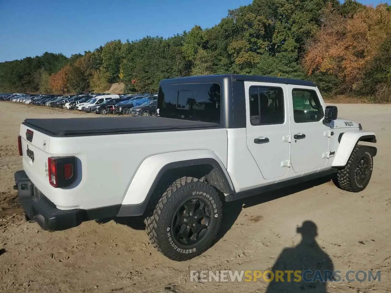 3 Photograph of a damaged car 1C6HJTAG7ML557920 JEEP GLADIATOR 2021