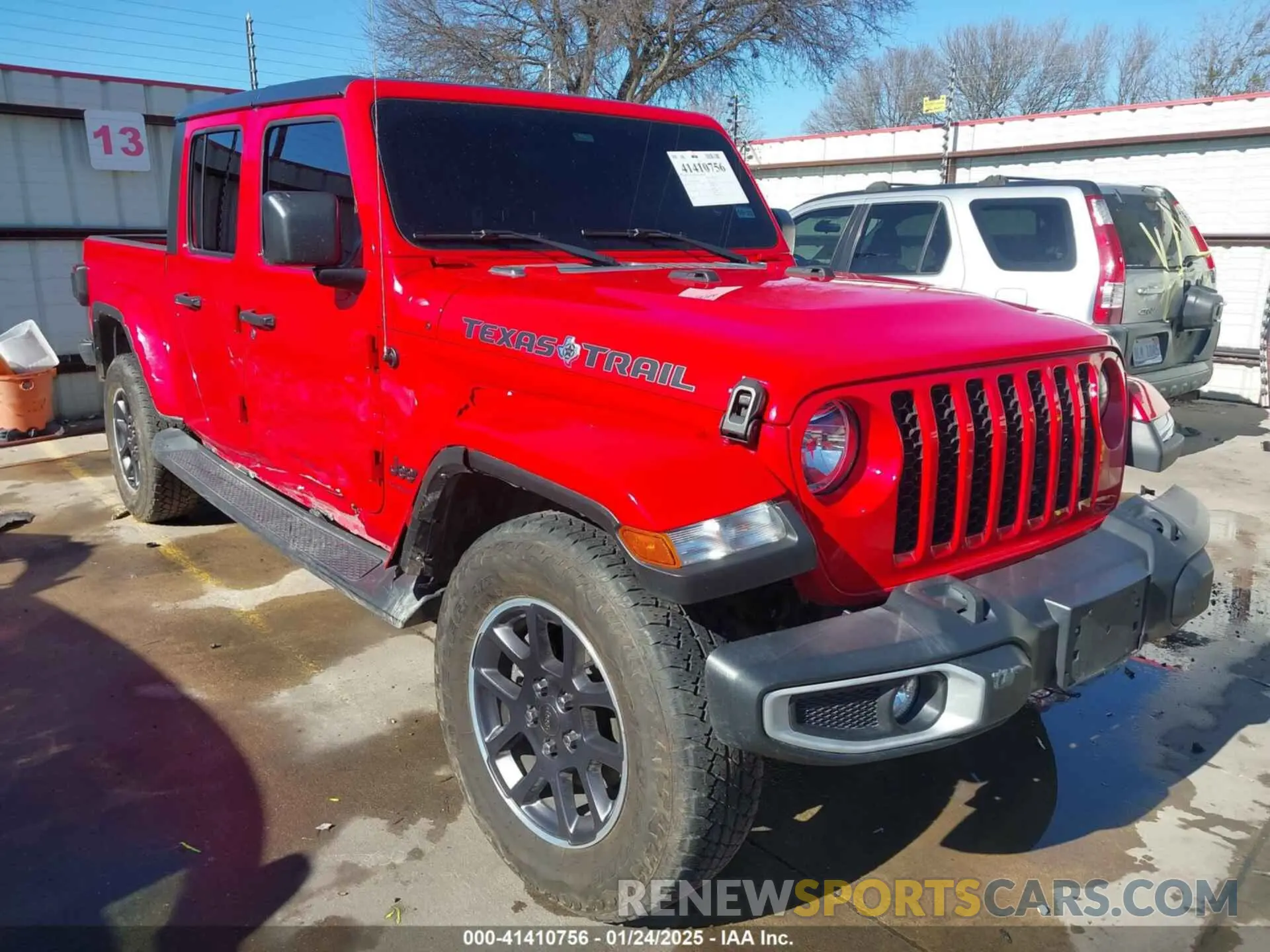 1 Photograph of a damaged car 1C6HJTAG7ML609661 JEEP GLADIATOR 2021
