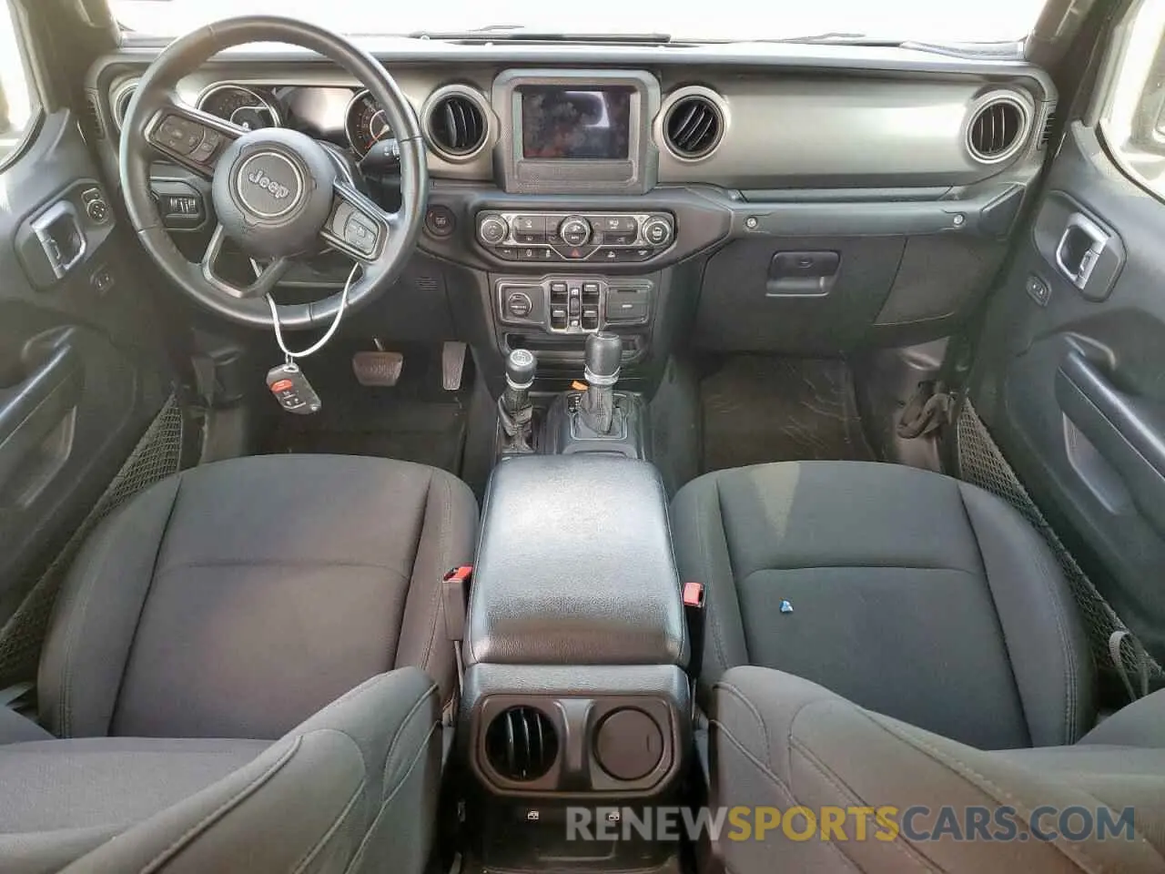 8 Фотография поврежденного автомобиля 1C6HJTAG8ML580882 JEEP GLADIATOR 2021