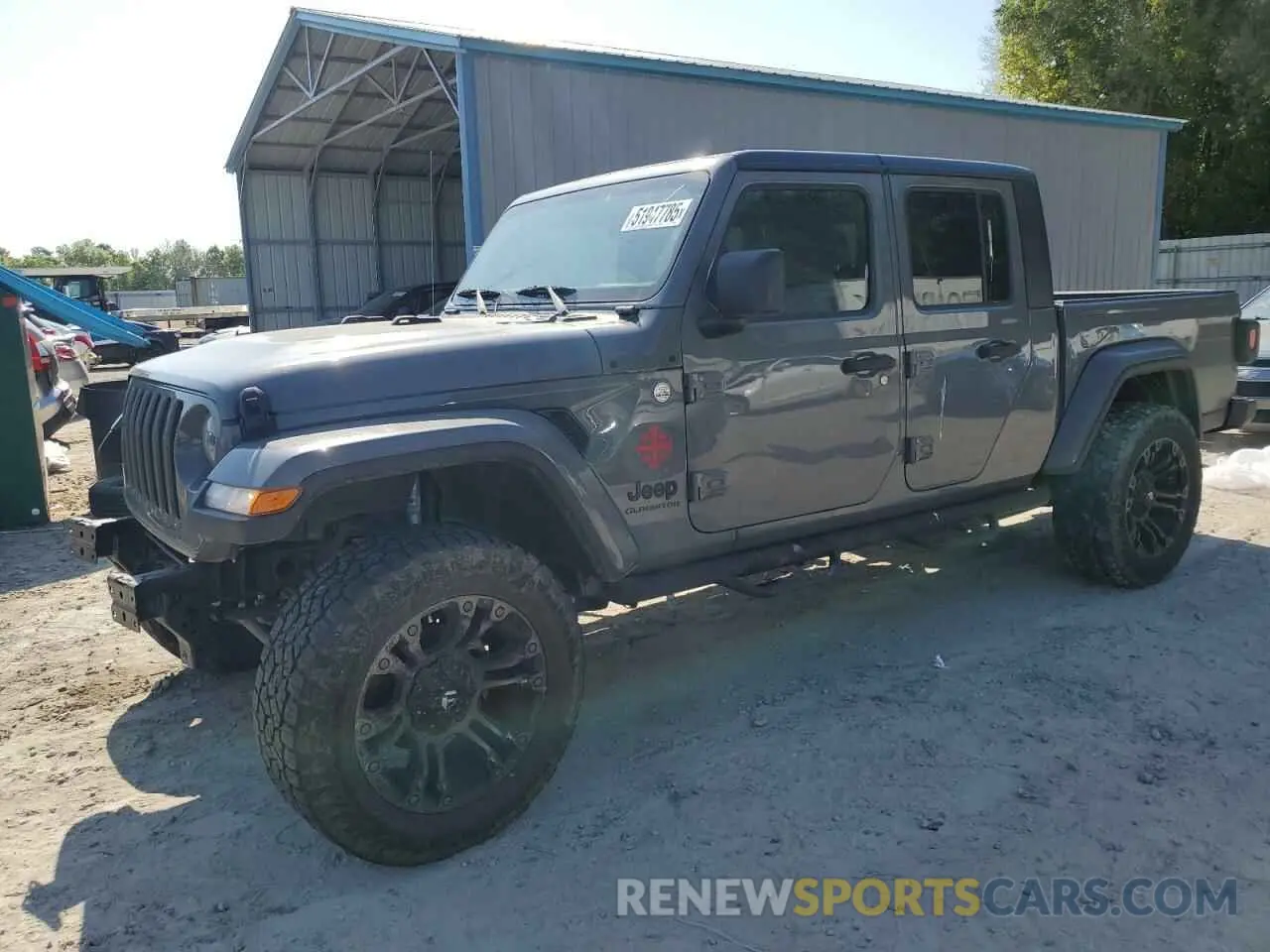 1 Photograph of a damaged car 1C6HJTAG9ML542271 JEEP GLADIATOR 2021