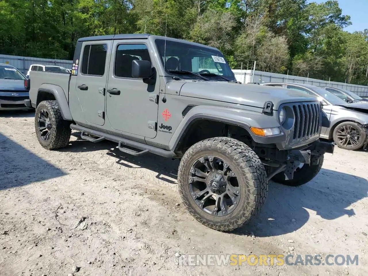 4 Photograph of a damaged car 1C6HJTAG9ML542271 JEEP GLADIATOR 2021