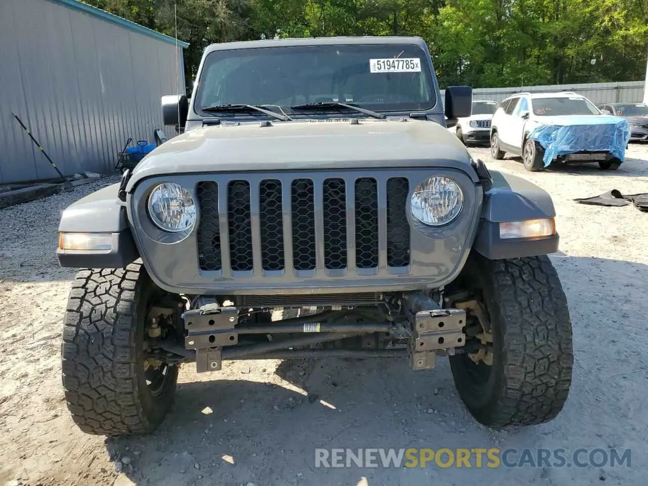 5 Photograph of a damaged car 1C6HJTAG9ML542271 JEEP GLADIATOR 2021