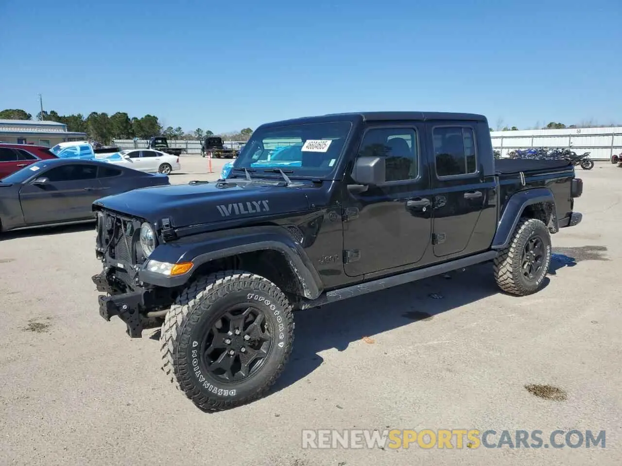 1 Фотография поврежденного автомобиля 1C6HJTAG9ML592006 JEEP GLADIATOR 2021