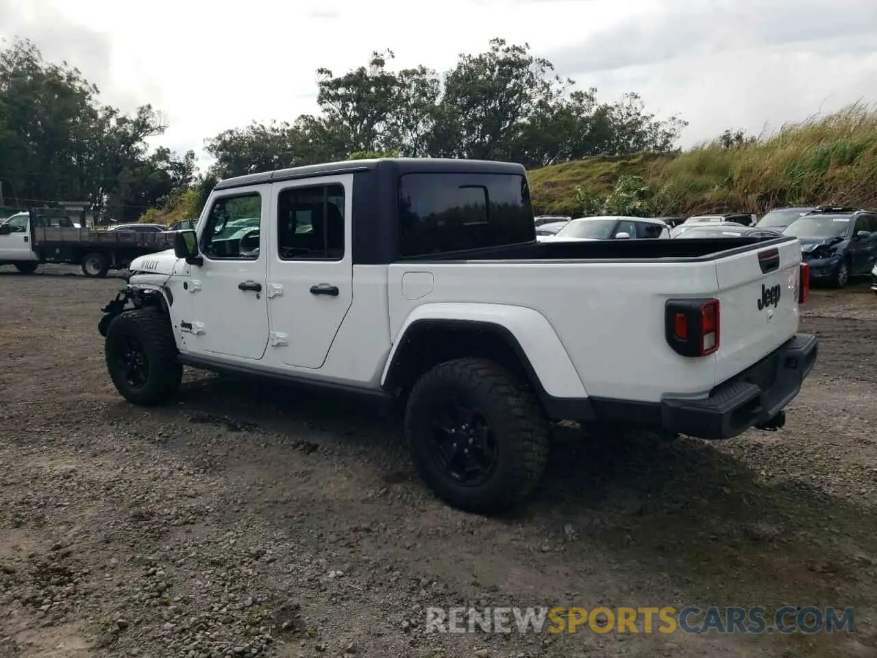 2 Photograph of a damaged car 1C6HJTAG9ML617423 JEEP GLADIATOR 2021
