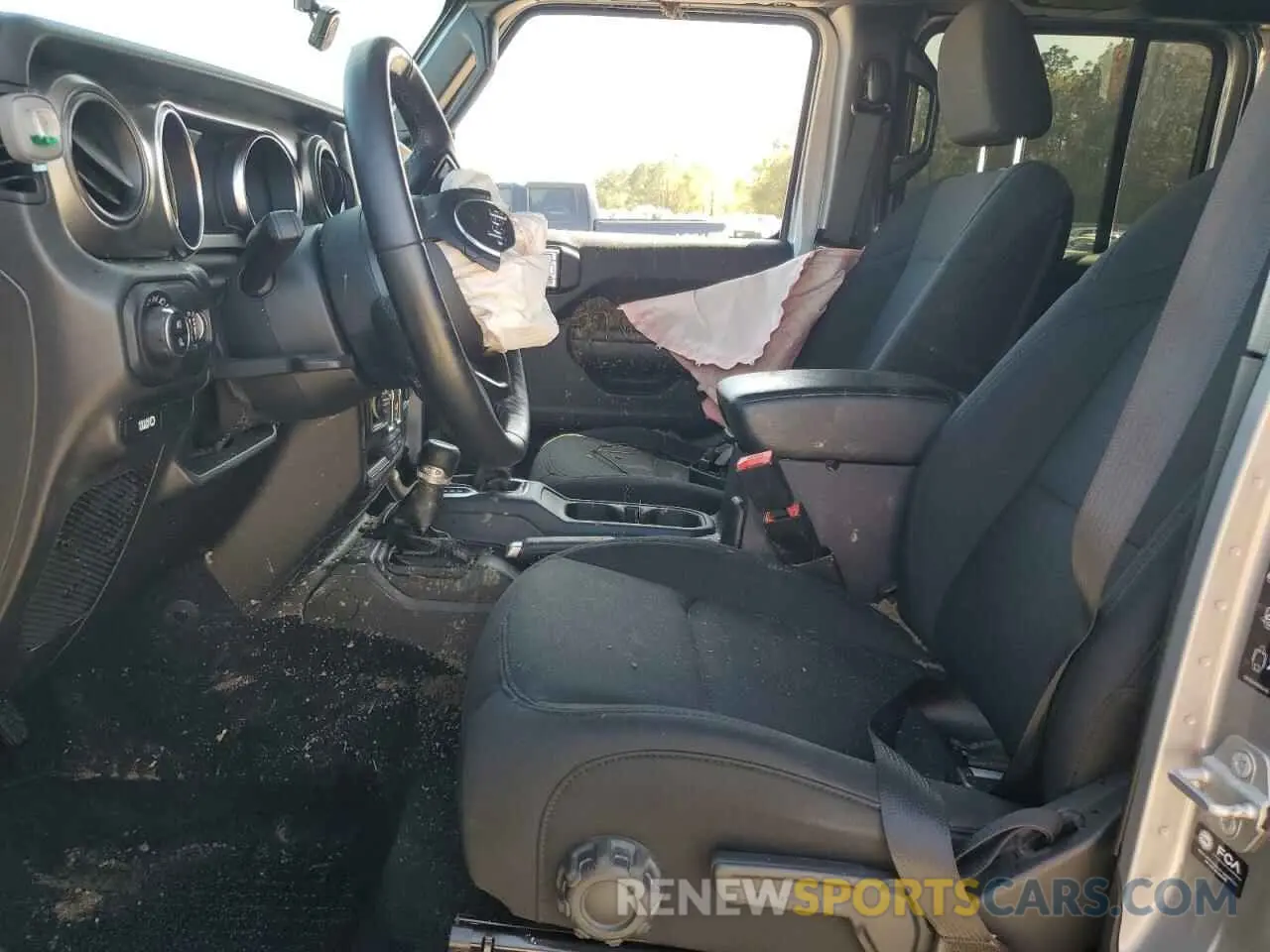 7 Photograph of a damaged car 1C6HJTAGXML513426 JEEP GLADIATOR 2021