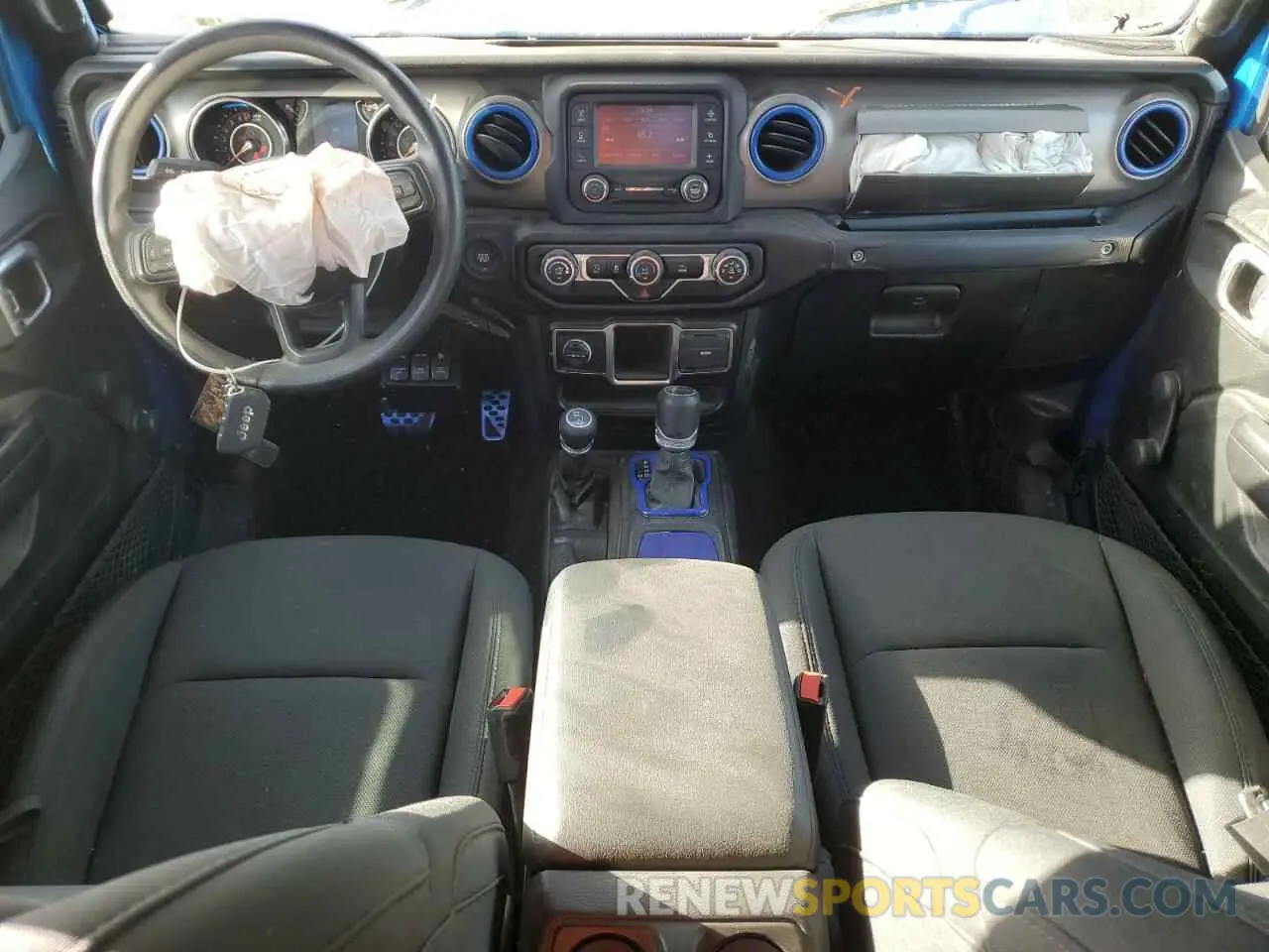 8 Фотография поврежденного автомобиля 1C6HJTAGXML535345 JEEP GLADIATOR 2021