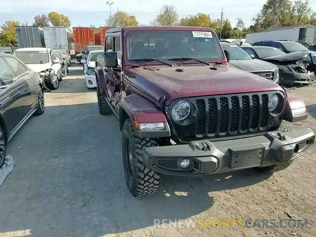 11 Фотография поврежденного автомобиля 1C6HJTAGXML590037 JEEP GLADIATOR 2021