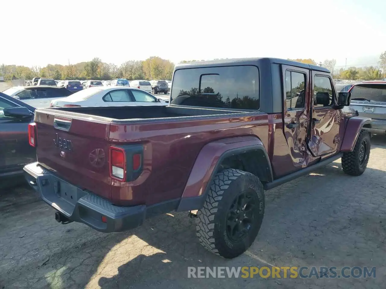 3 Фотография поврежденного автомобиля 1C6HJTAGXML590037 JEEP GLADIATOR 2021