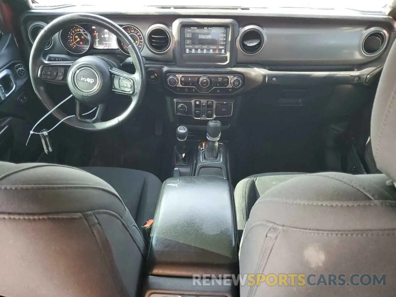 8 Фотография поврежденного автомобиля 1C6HJTAGXML590037 JEEP GLADIATOR 2021