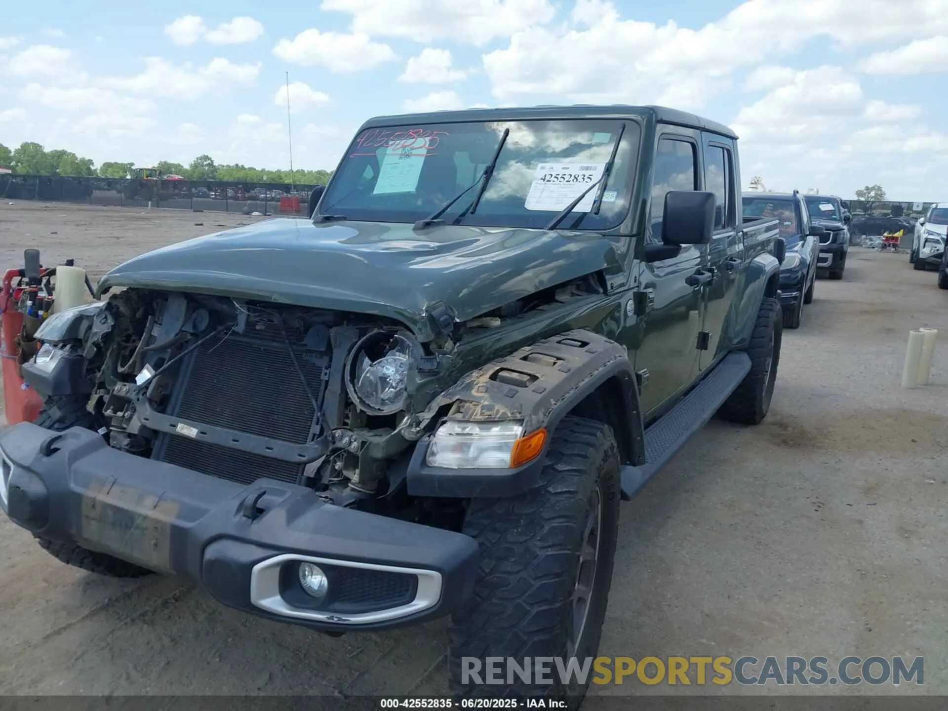6 Photograph of a damaged car 1C6HJTFG1ML591229 JEEP GLADIATOR 2021