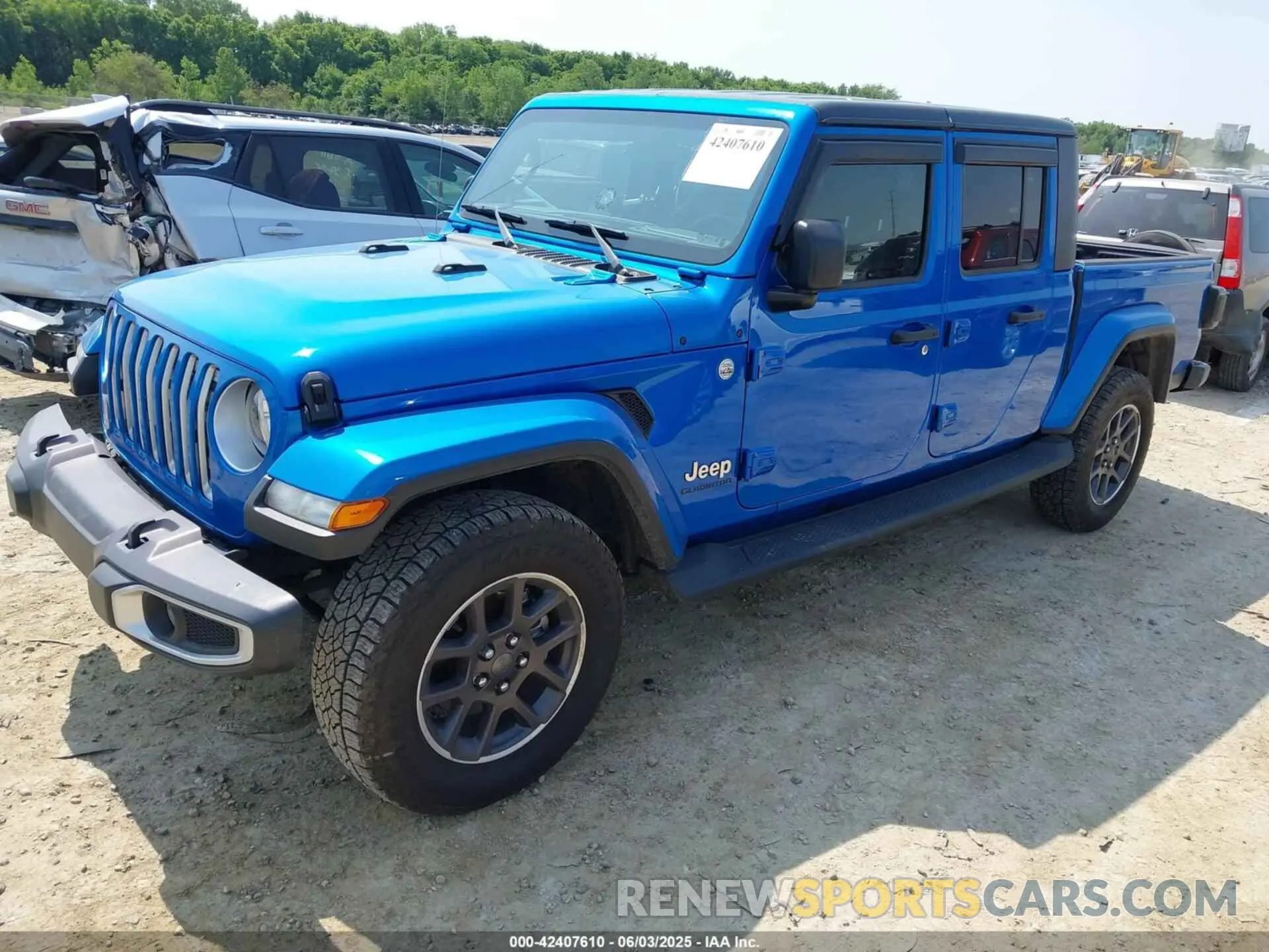 2 Photograph of a damaged car 1C6HJTFG2ML617322 JEEP GLADIATOR 2021