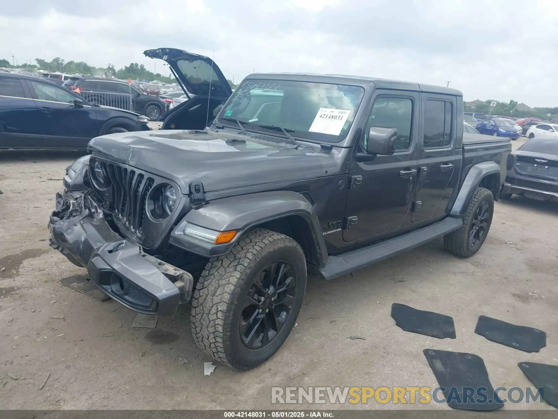 2 Фотография поврежденного автомобиля 1C6HJTFG4ML617175 JEEP GLADIATOR 2021