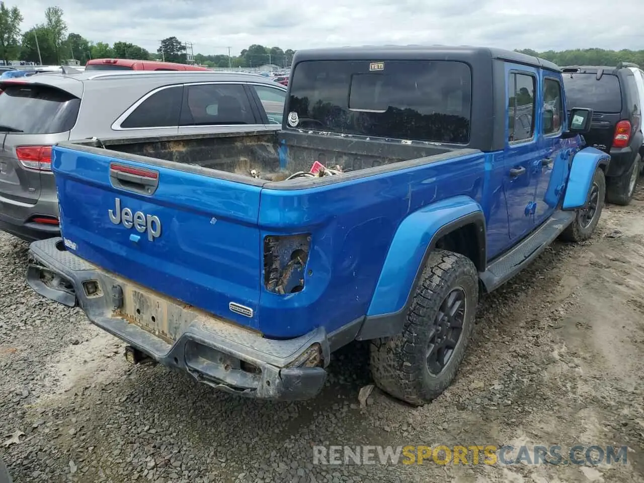 3 Фотография поврежденного автомобиля 1C6HJTFG7ML585693 JEEP GLADIATOR 2021