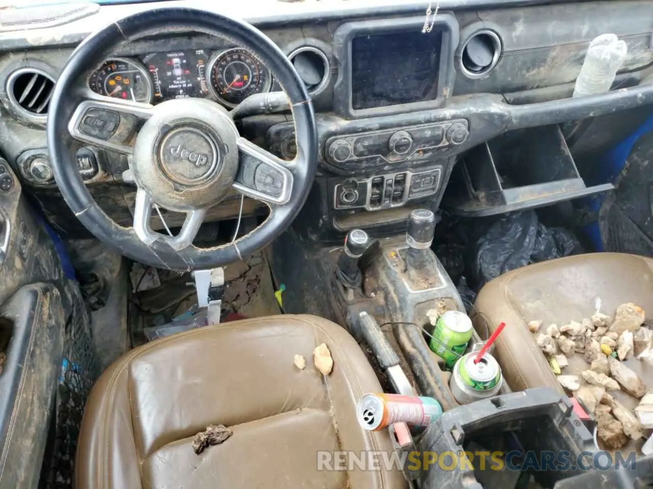 8 Фотография поврежденного автомобиля 1C6HJTFG7ML585693 JEEP GLADIATOR 2021