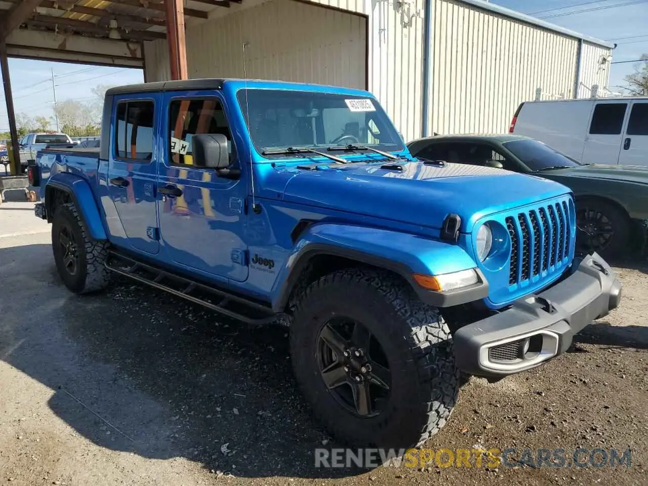 4 Фотография поврежденного автомобиля 1C6JJTAG1ML564119 JEEP GLADIATOR 2021