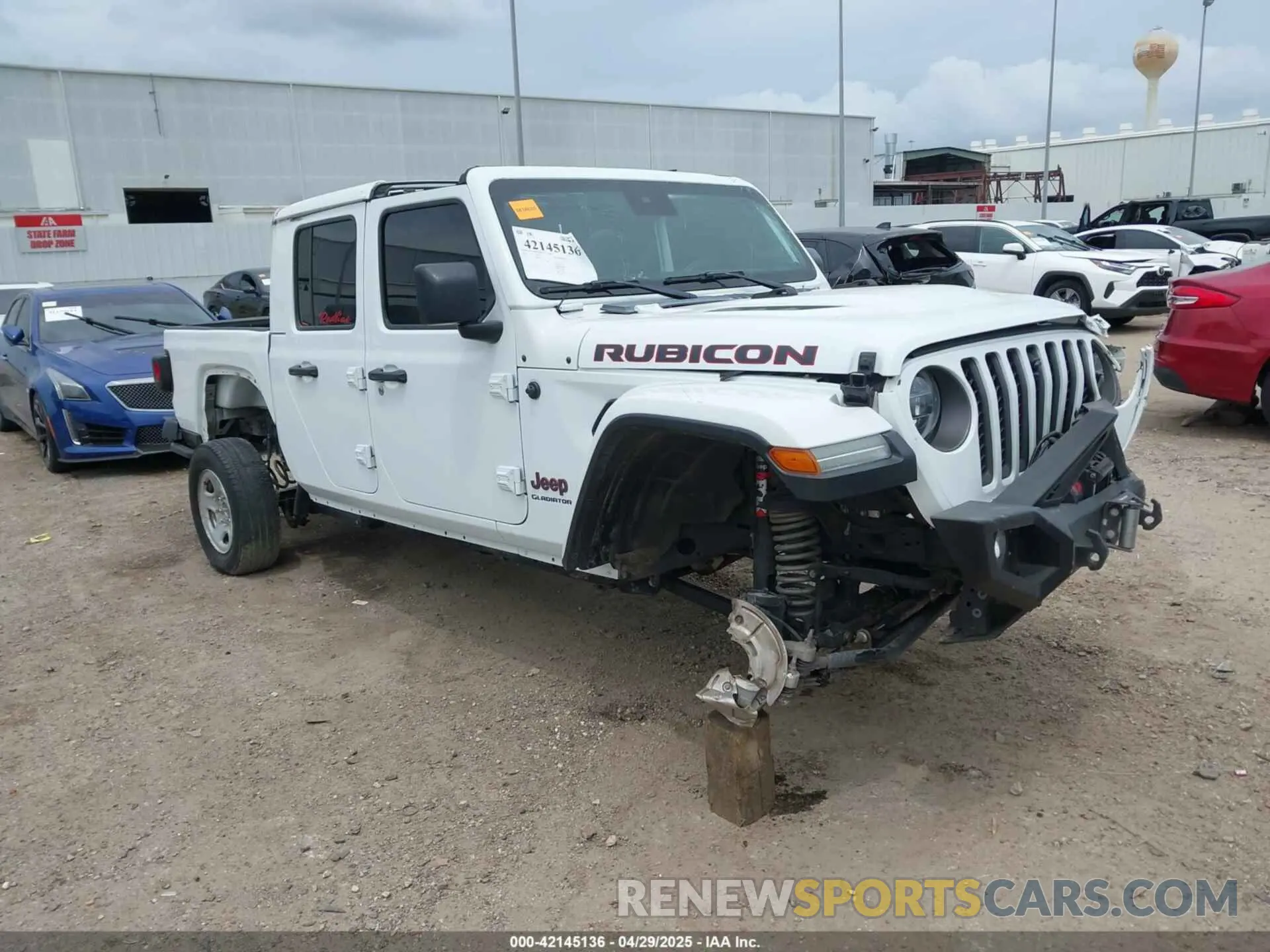 1 Photograph of a damaged car 1C6JJTBG2ML541379 JEEP GLADIATOR 2021