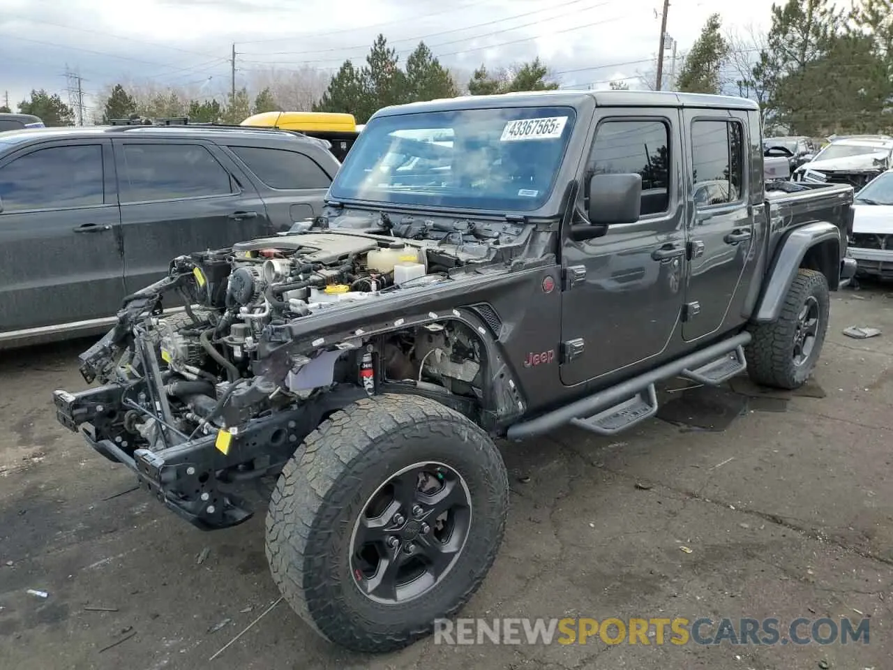 1 Фотография поврежденного автомобиля 1C6JJTBG4ML504141 JEEP GLADIATOR 2021