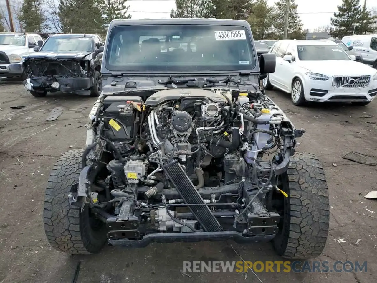 5 Фотография поврежденного автомобиля 1C6JJTBG4ML504141 JEEP GLADIATOR 2021
