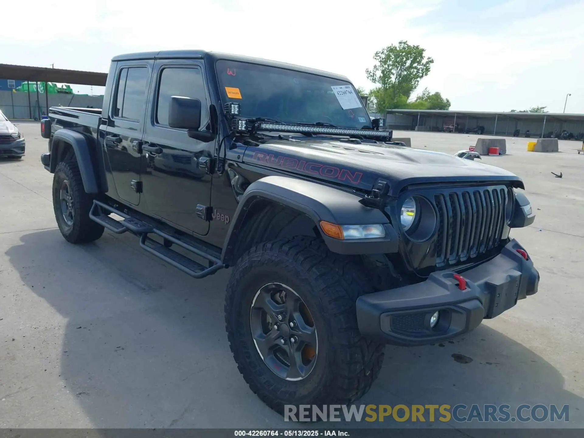 1 Photograph of a damaged car 1C6JJTBG6ML535939 JEEP GLADIATOR 2021