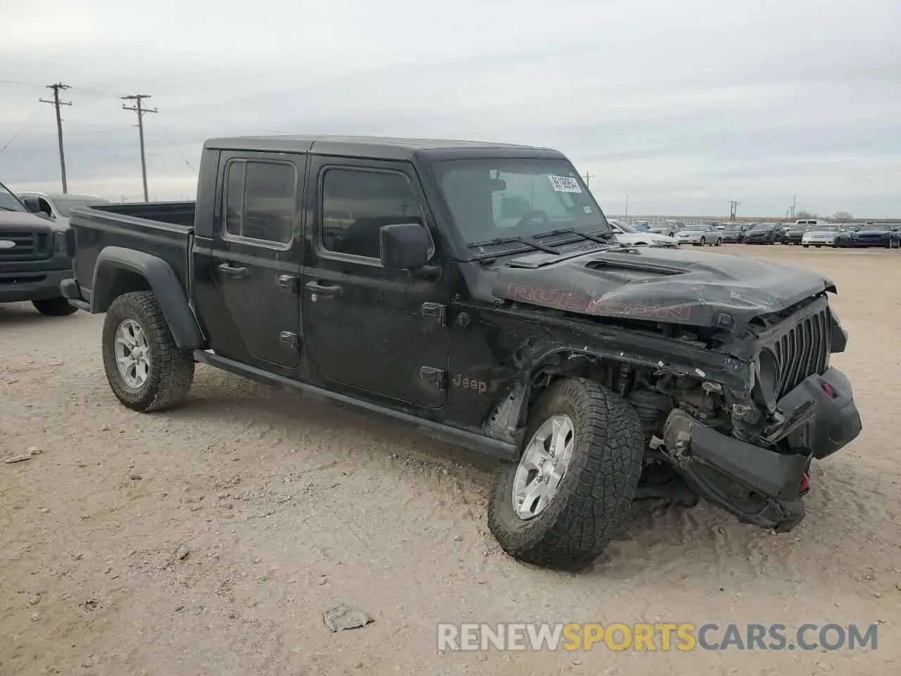 4 Фотография поврежденного автомобиля 1C6JJTBG7ML536792 JEEP GLADIATOR 2021