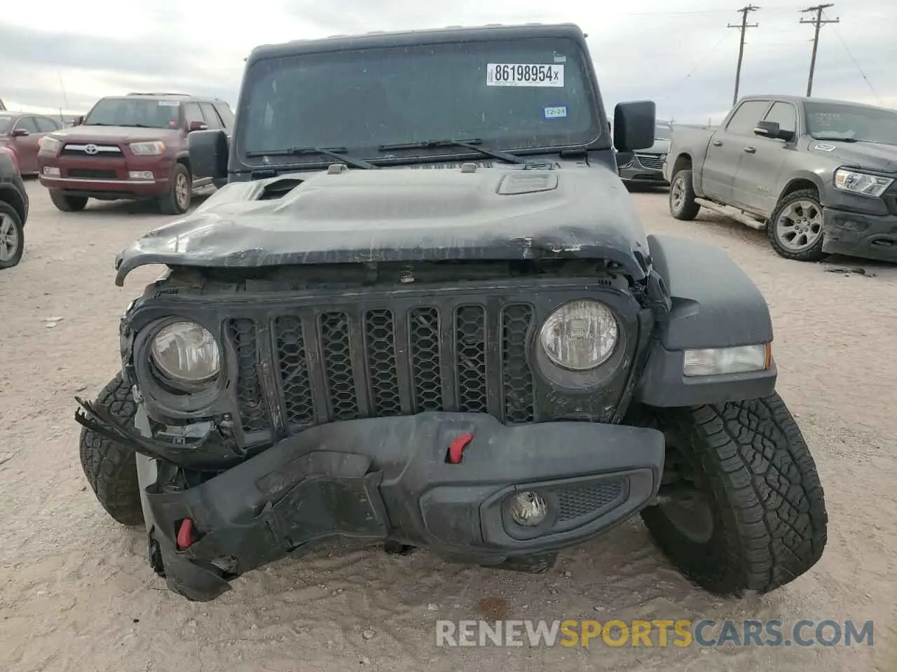 5 Фотография поврежденного автомобиля 1C6JJTBG7ML536792 JEEP GLADIATOR 2021