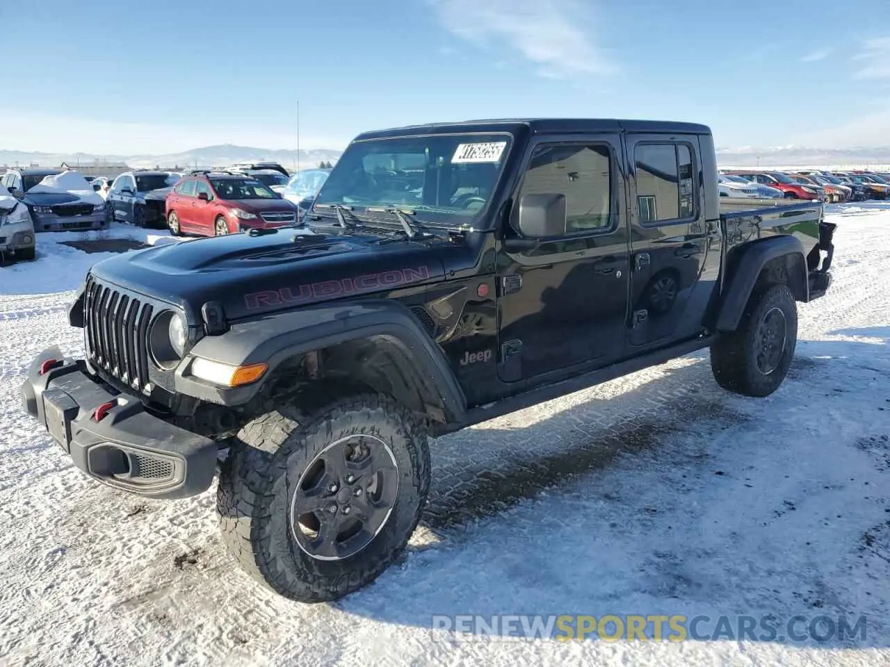 1 Photograph of a damaged car 1C6JJTBG8ML582485 JEEP GLADIATOR 2021