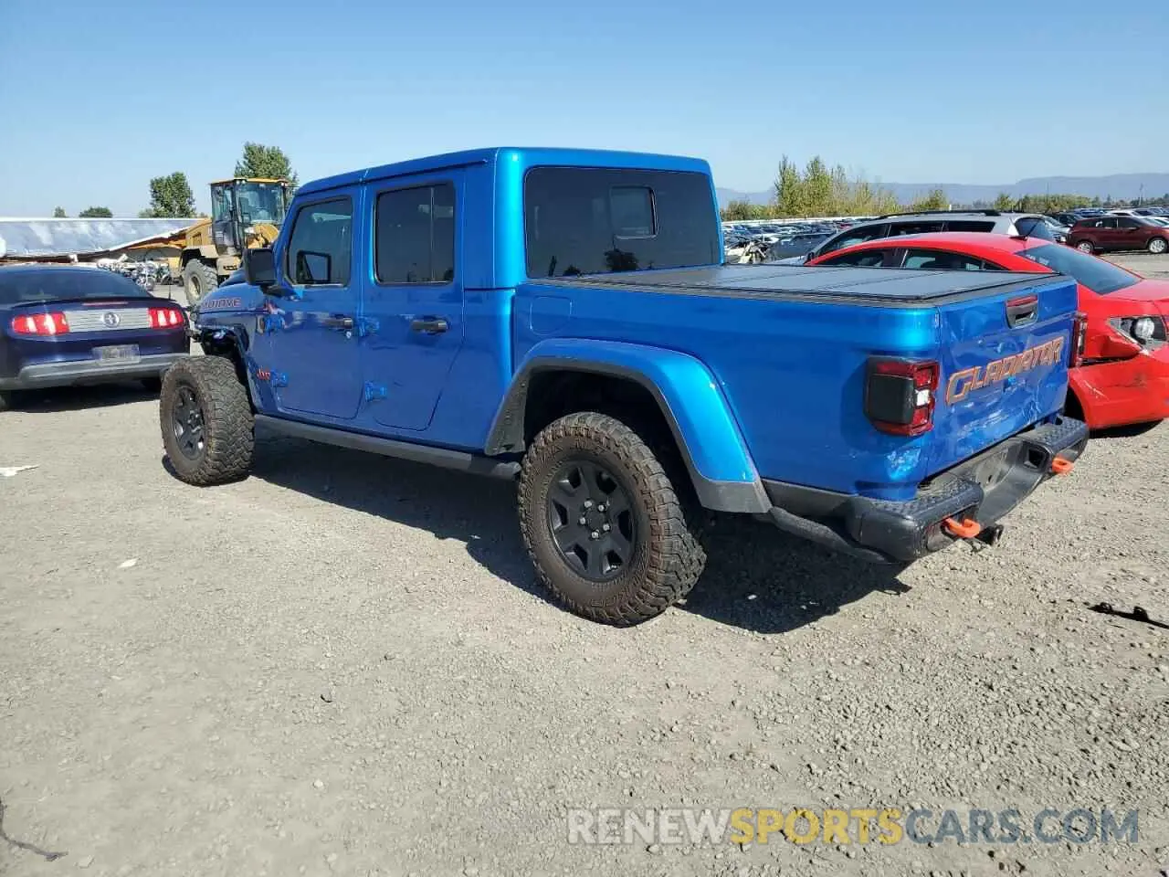 2 Photograph of a damaged car 1C6JJTEG0ML557348 JEEP GLADIATOR 2021