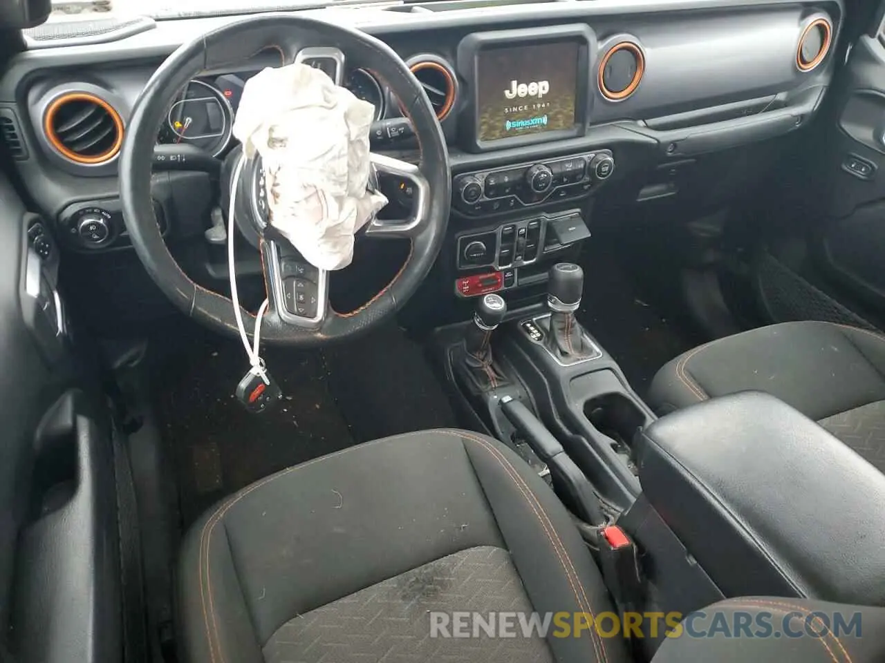 8 Фотография поврежденного автомобиля 1C6JJTEG0ML596683 JEEP GLADIATOR 2021